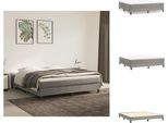 Vidaxl Letto Boxspring Grigio Chiaro 180X200 Cm In Velluto - Letti E Strutture Letto