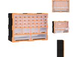 Vidaxl Organizzatore Multi-Cassetto Con 40 Cassetti 52X16X37,5 Cm - Cassette Degli Attrezzi