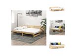 Vidaxl Letto Da Giorno Allungabile In Pino Massiccio 2X(90X200) Cm - Letti E Strutture Letto