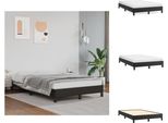 Vidaxl Struttura Letto Nera 120X200 Cm In Pelle Finta - Letti E Strutture Letto