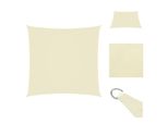 Vidaxl Tenda Da Sole In Tessuto Oxford Quadrato 3X3 M Crema - Ombrelloni E Tende Da Sole