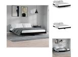 Vidaxl Struttura Letto Nera 200X200 Cm In Legno - Letti E Strutture Letto