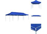 Vidaxl Tenda Pieghevole Pop-Up Per Feste 3 X 9 M Blu - Padiglioni E Tende Per Feste