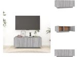 Vidaxl Mobile Tv Grigio Sonoma 100X35X40 Cm In Legno - Mobili Tv