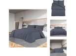 Vidaxl Set Di Biancheria Da Letto Antracite 155X220 Cm Copripiumino In Microfibra Leggera