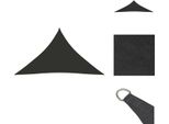 Vidaxl Tenda Da Sole In Tessuto Oxford Triangolare 3,5X3,5X4,9 M Antracite - Ombrelloni E Tende Da Sole