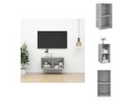 Vidaxl Mobile Tv A Parete Grigio Cemento 37X37X72 Cm Materiale A Base Di Legno - Mobili Tv