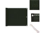 Vidaxl Schermo Privacy Per Balcone Verde Scuro 75X600 Cm Hdpe - Ombrelloni E Tende Da Sole
