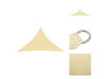 Vidaxl Tenda Da Sole 160 G/M² Beige 4X4X5,8 M Hdpe - Ombrelloni E Tende Da Sole