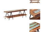 Mobile Tv Vidaxl 160X40X50 Cm In Legno Massiccio Antico - Mobili Tv