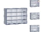 Vidaxl Organizzatore Multi-Cassetto 16 Cassetti 52X16X37 Cm - Cassette Degli Attrezzi
