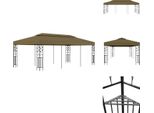Vidaxl Gazebo 6X3 M Taupe 180 G/M² - Gazebo E Tende Per Feste