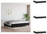 Vidaxl Struttura Letto Nera 200X200 Cm In Tessuto - Letti E Strutture Letto