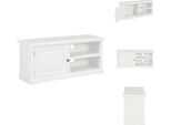 Mobile Tv Vidaxl Bianco 90 X 30 X 40 Cm Legno - Mobili Tv