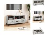 Vidaxl Mobile Tv Grigio Cemento 102X35X50 Cm Materiale A Base Di Legno - Mobili Tv