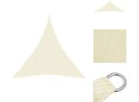 Vidaxl Tenda Da Sole 160 G/M² Crema 5X6X6 M Hdpe - Ombrelloni E Tende Da Sole