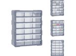 Vidaxl Organizzatore A Più Cassetti 18 Cassetti 38X16X47 Cm - Cassette Per Attrezzi