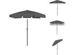 Vidaxl Ombrellone Antracite 180X120 Cm - Ombrelloni E Tende Da Sole
