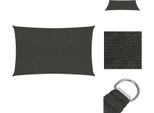 Vidaxl Tenda Da Sole 160 G/M² Antracite 2,5X4 M Hdpe - Ombrelloni E Tende Da Sole