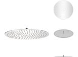 Vidaxl Soffione Doccia A Pioggia In Acciaio Inox 50 Cm Rotondo - Soffioni Doccia