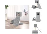 Vidaxl Albero Tiragraffi Con Tiragraffi In Sisal Grigio Chiaro 59 Cm - Alberi Tiragraffi
