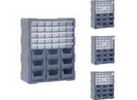 Vidaxl Organizzatore Multi-Cassetto Con 39 Cassetti 38X16X47 Cm - Cassette Per Attrezzi