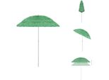 Vidaxl Ombrellone Hawaii Verde 180 Cm - Ombrelloni E Tende Da Sole