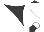 Vidaxl Tenda Da Sole 160 G/M² Antracite 4X4X5,8 M Hdpe - Ombrelloni E Tende Da Sole