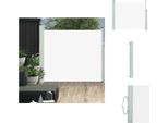 Vidaxl Tenda Laterale Estensibile 100X300 Cm Crema - Ombrelloni E Tende Da Sole