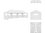 Vidaxl Tenda Pop-Up Per Feste Pieghevole Con 5 Pareti Laterali 3X9 M Bianco - Padiglioni E Tende Per Feste