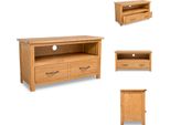 Mobile Tv Vidaxl 90X35X48 Cm In Rovere Massiccio - Mobili Tv