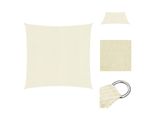 Vidaxl Tenda Da Sole 160 G/M² Crema 3X3 M Hdpe - Ombrelloni E Tende Da Sole