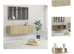 Mobile Tv Vidaxl Rovere Sonoma 100X30X30 Cm Materiale A Base Di Legno - Mobili Tv