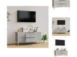 Mobile Tv Vidaxl Grigio Cemento 102X44,5X50 Cm Materiale A Base Di Legno - Mobili Tv