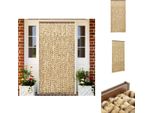 Vidaxl Tenda Zanzariera Beige E Marrone 100X220 Cm In Ciniglia - Zanzariera