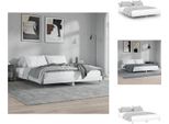 Vidaxl Struttura Letto Bianco Lucido 140X200 Cm In Legno - Letti E Strutture Letto