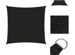 Vidaxl Tenda Da Sole 160 G/M² Nero 5X5 M Hdpe - Ombrelloni E Tende Da Sole