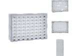 Vidaxl Organizzatore Multi-Cassetto Con 64 Cassetti 52X16X37,5 Cm - Cassette Per Attrezzi