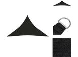 Vidaxl Tenda Da Sole 160 G/M² Nero 5X5X6 M Hdpe - Ombrelloni E Tende Da Sole
