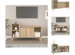 Mobile Tv Vidaxl Rovere Sonoma 100X35X55 Cm Materiale A Base Di Legno - Mobili Tv