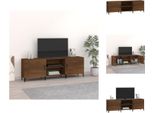 Vidaxl Mobile Tv Marrone Effetto Rovere 150X30X50 Cm Materiale A Base Di Legno - Mobili Tv