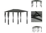 Vidaxl Padiglione Con Coperture Per Pali 3X4X2,6 M Antracite 160 G/M² - Padiglioni E Tende Per Feste