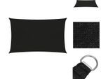 Vidaxl Tenda Da Sole 160 G/M² Nero 2X4 M Hdpe - Ombrelloni E Tende Da Sole