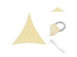 Vidaxl Tenda Da Sole 160 G/M² Beige 5X7X7 M Hdpe - Ombrelloni E Tende Da Sole