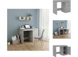 Vidaxl Scrivania Grigio Cemento 100X50X76 Cm In Legno - Scrivanie