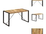 Vidaxl Tavolo Da Pranzo 140 X 70 X 75 Cm In Legno Massiccio Di Mango - Tavoli Da Pranzo