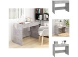 Vidaxl Scrivania Grigio Cemento 101X50X76,5 Cm Materiale A Base Di Legno - Scrivanie