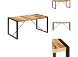 Vidaxl Tavolo Da Pranzo 160 X 80 X 75 Cm In Legno Massiccio Di Mango - Tavoli Da Pranzo