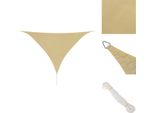Vidaxl Tenda Da Sole In Tessuto Oxford Triangolare 3,6 X 3,6 X 3,6 M Beige - Ombrelloni E Tende Da Sole