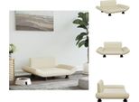 Vidaxl Letto Per Cani Crema 70X45X28 Cm In Pelle Finta - Letti Per Cani